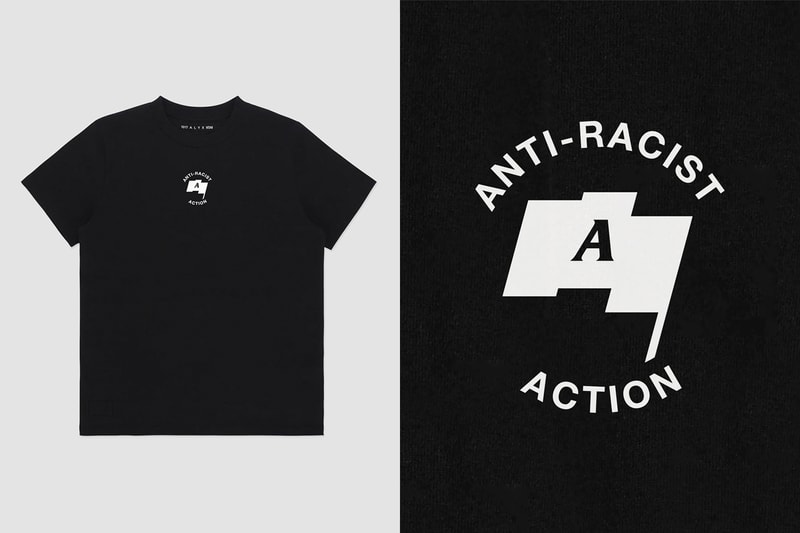 1017 ALYX 9SM Anti-Racist Action Charity T-Shirt release info mathew m williams uber and kosher  National Bail Out secure.actblue.com/donate/freeblackmamas2020  Campaign Zero www.joincampaignzero.org/  The Freedom Fund www.lgbtqfund.org/ grassroots activism 