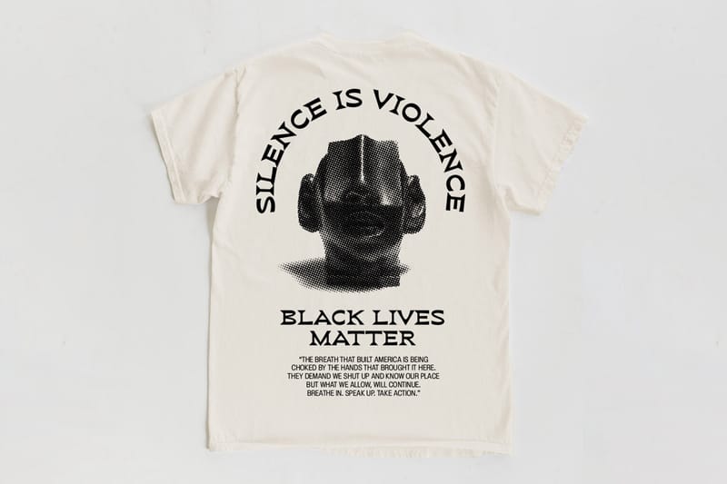 18 East and ALLCAPSTUDIO Take a Stand With 'Silence is Violence' T-Shirt