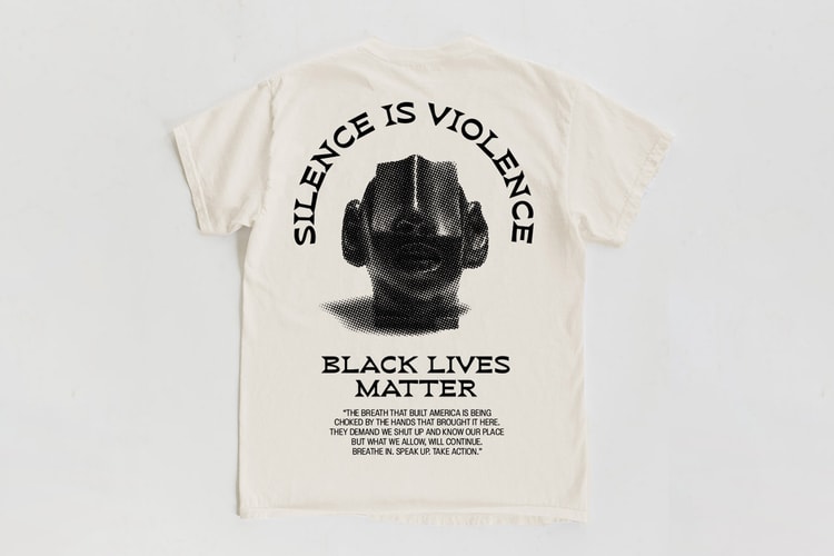 18 East and ALLCAPSTUDIO Take a Stand With 'Silence is Violence' T-Shirt