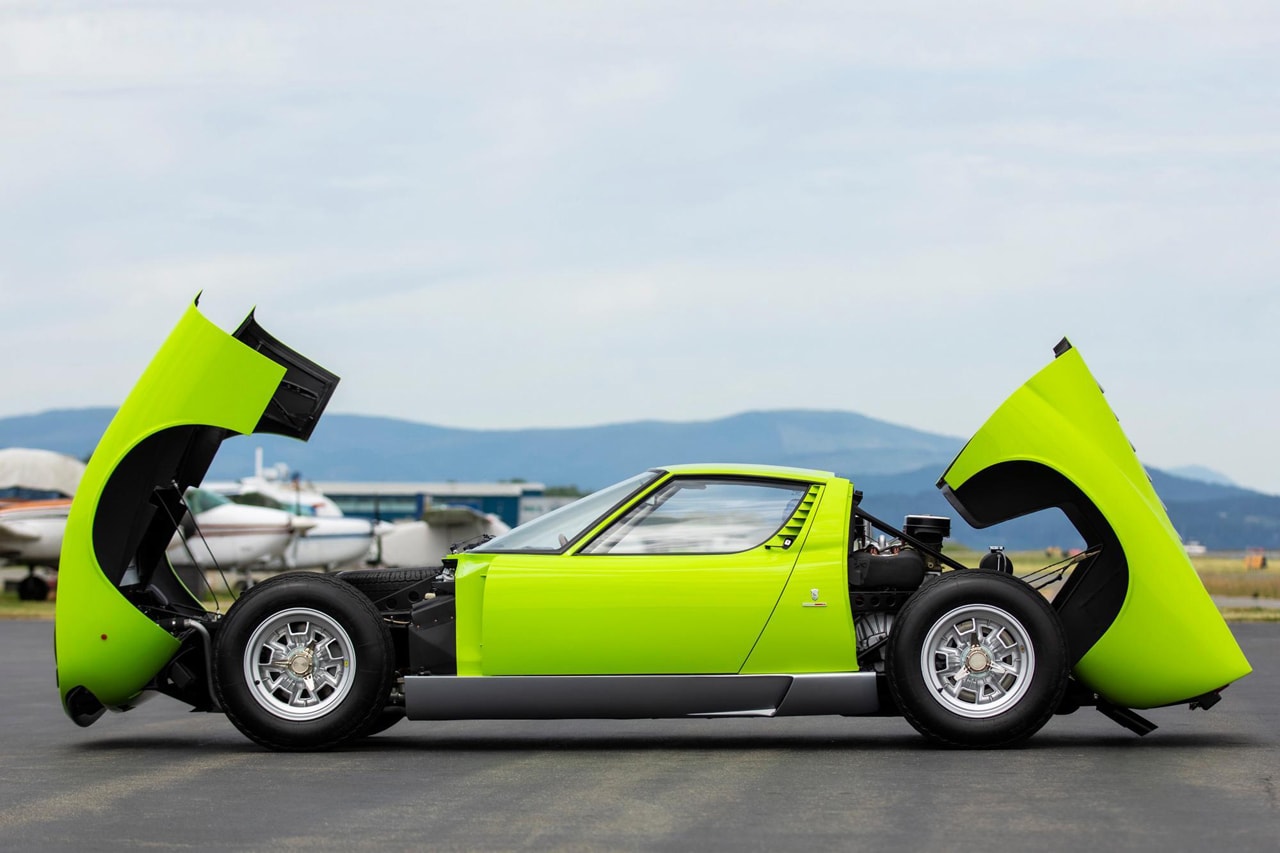 1968 Lamborghini Miura P400 Auction Details Green Verde Super Car World's First