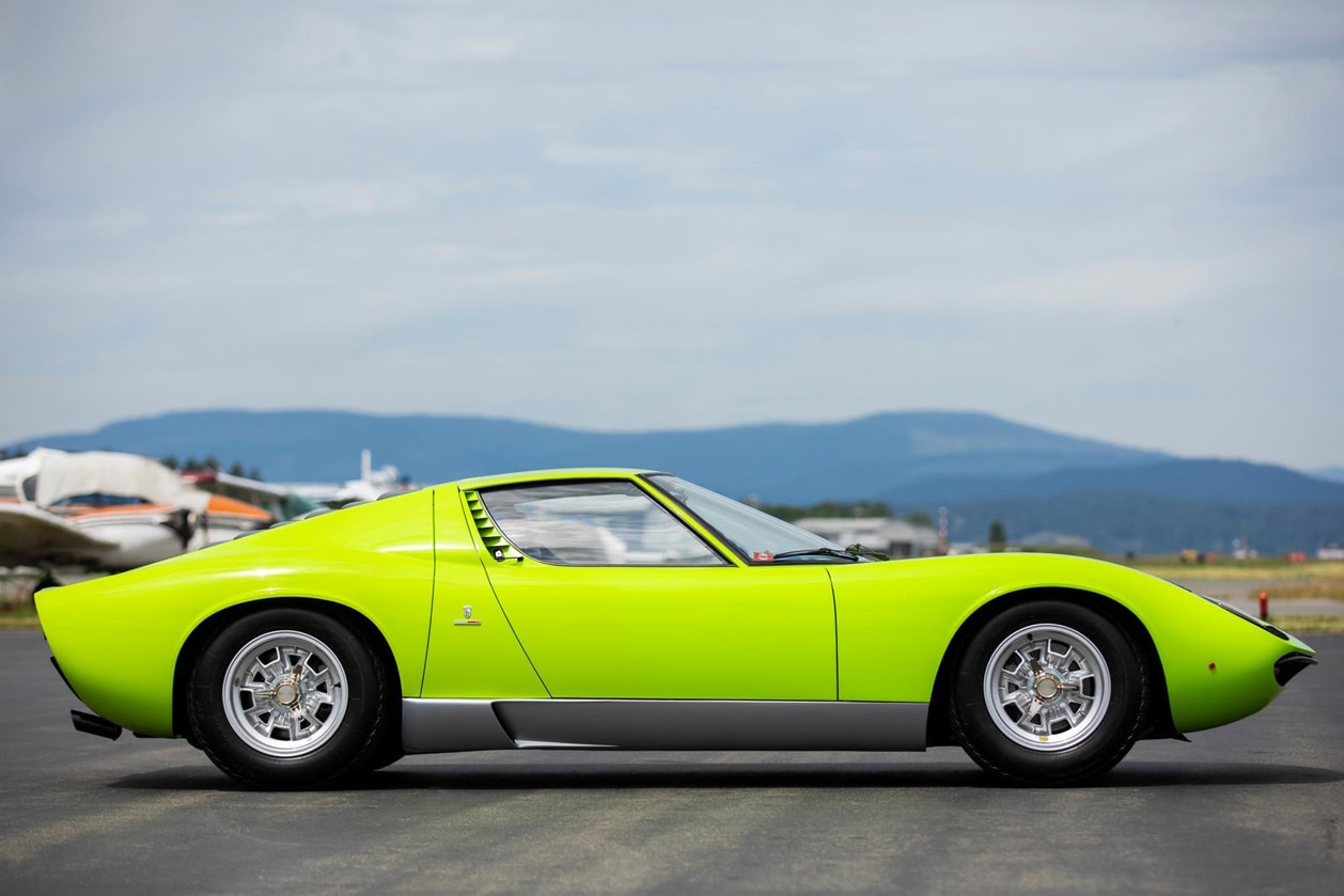 1968 Lamborghini Miura P400 Auction Details Green Verde Super Car World's First