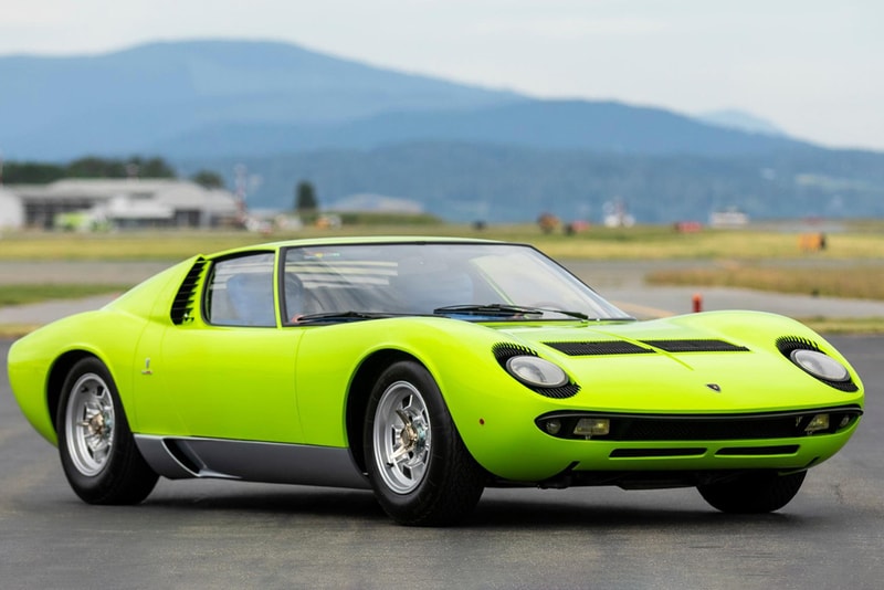 1968 Lamborghini Miura P400 Auction Details Green Verde Super Car World's First