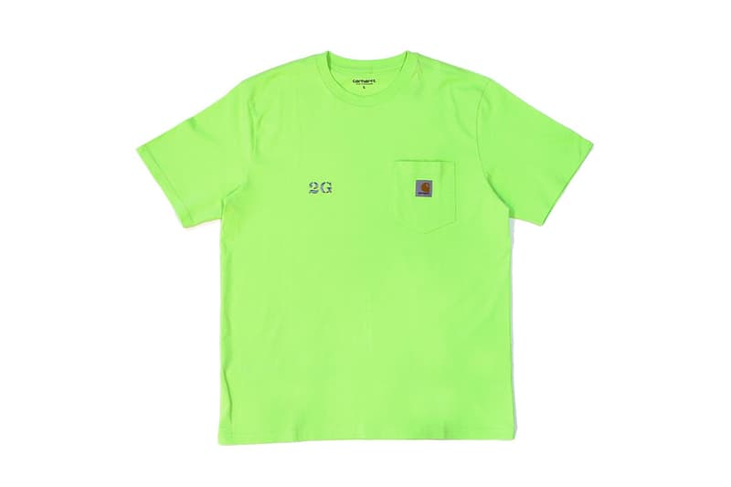 2G Carhartt WIP SUICOKE Capsule menswear streetwear spring summer 2020 collection poggy japanese parco shibuya studio design t shirts espadrilles