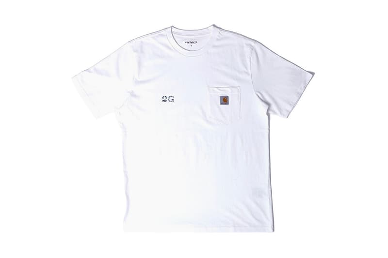 2G Carhartt WIP SUICOKE Capsule menswear streetwear spring summer 2020 collection poggy japanese parco shibuya studio design t shirts espadrilles