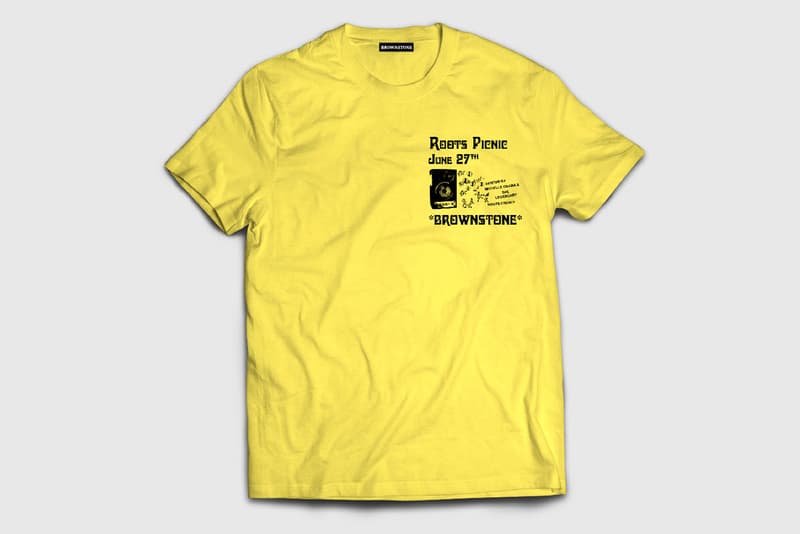 Brownstone for The Roots Picnic 2020 Shirt Merch tee graphics design questlove black thought vote june 27