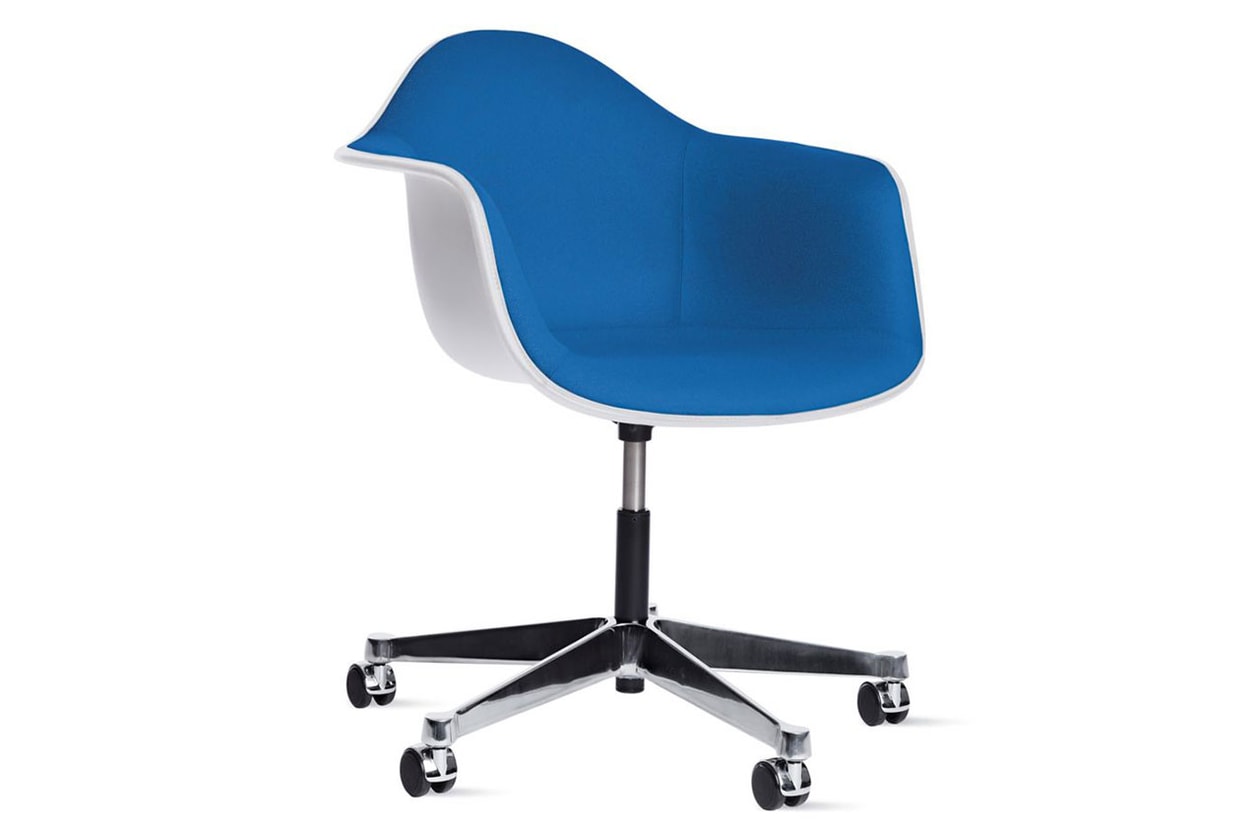 herman miller eames upholstered task chair colors patterns june 2020 design checkerboard hopsak black cobalt 100118756 Design Within Reach