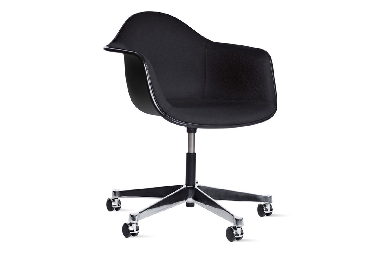 herman miller eames upholstered task chair colors patterns june 2020 design checkerboard hopsak black cobalt 100118756 Design Within Reach