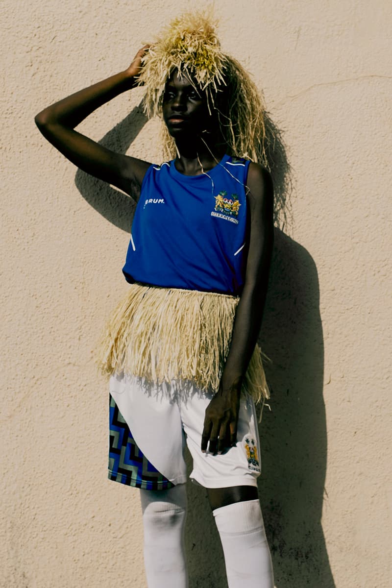 labrum london sierra leone olympics 2020 2021 kit uniform fodya dumbuya african west africa