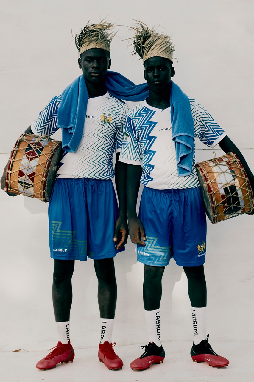 labrum london sierra leone olympics 2020 2021 kit uniform fodya dumbuya african west africa