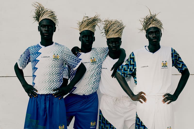 labrum london sierra leone olympics 2020 2021 kit uniform fodya dumbuya african west africa