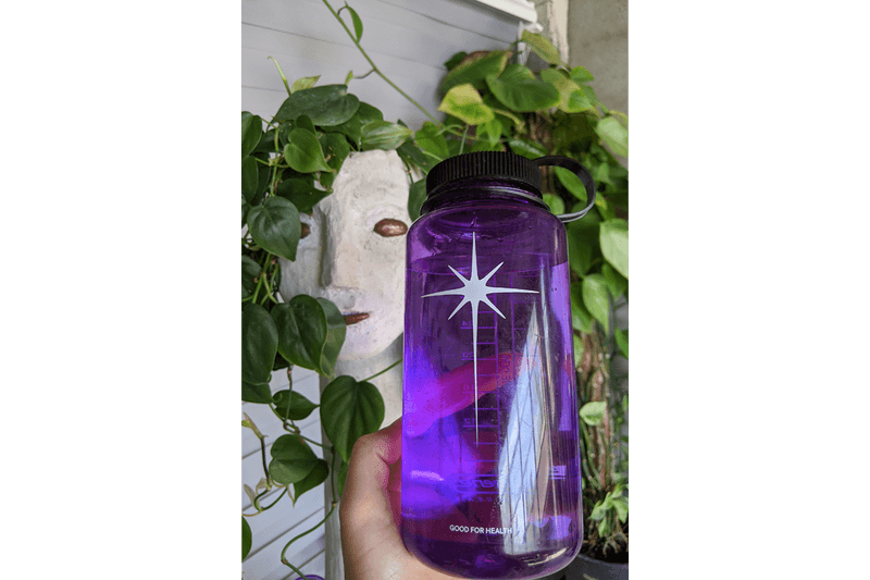 Nalgene Water Bottle Collaboration 32oz Wide Mouth Travis Scott Supreme Bape Online Ceramics PLEASURES Eden Power Corp Stadium Goods Fred Segal Manufacturing T Shirt Blanks Sustainability