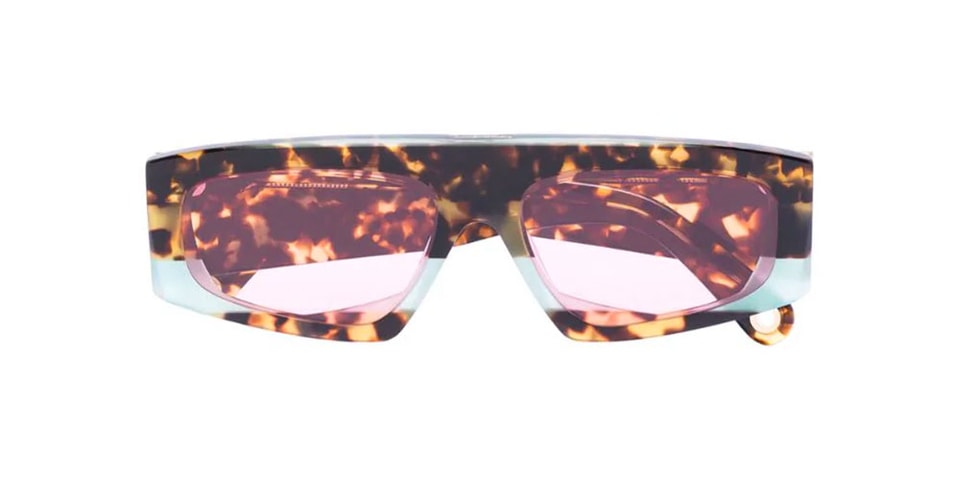 Jacquemus Brown Lunnes Tortoiseshell Sunglasses Release  display picture 2