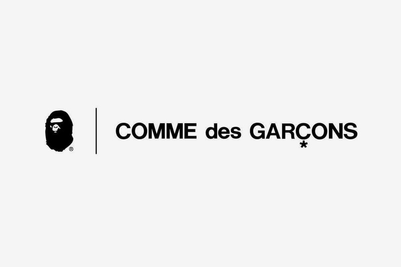 A BATHING APE COMME des GARÇONS Collab Announcement Info Release Bape