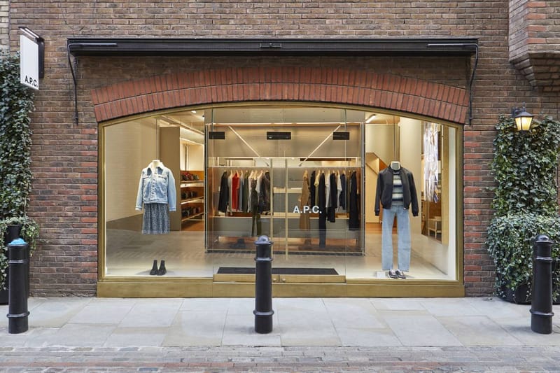 A.P.C. London Store Furnished With Aluminium “Cabin Modules”
