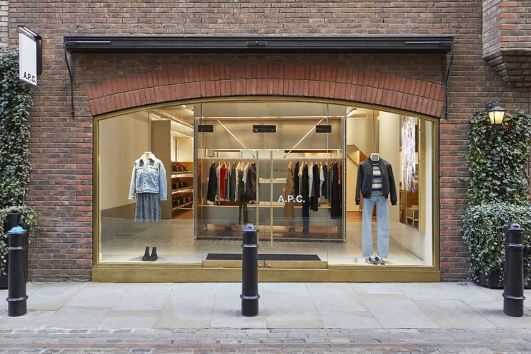 A.P.C. London Store Furnished With Aluminium “Cabin Modules”