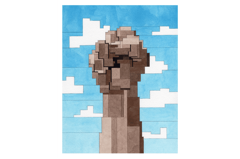 Adam Lister Launches 'POWER' Print to Benefit Equal Justice Initiative