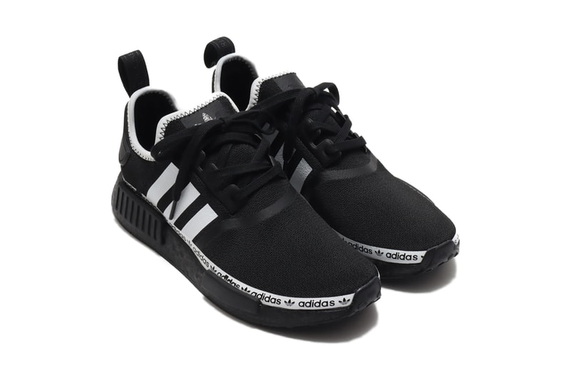 adidas NMD R1 Core Black Footwear White menswear streetwear spring summer 2020 collection shoes footwear sneakers trainers runners kicks ss20
