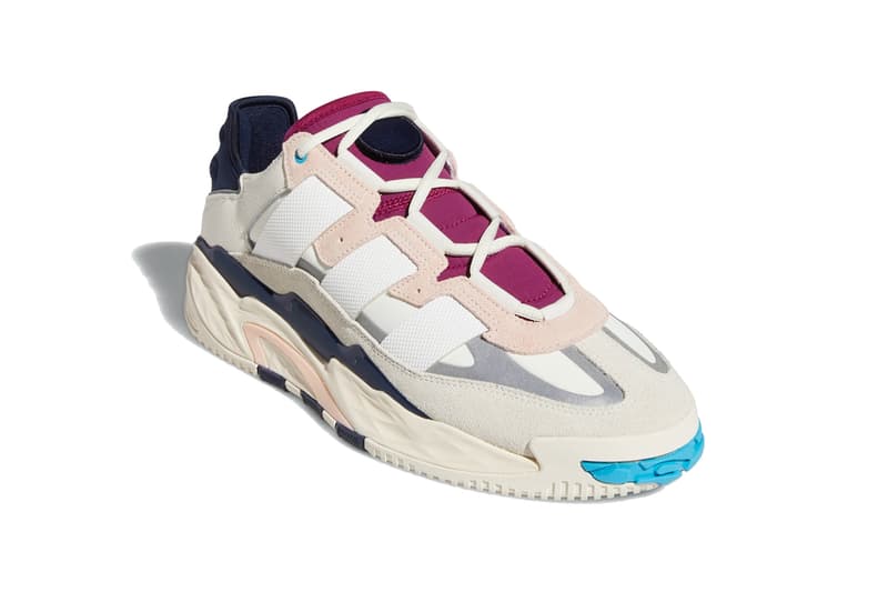 adidas originals niteball off white cream pink tint FW3317 signal cyan collegiate navy FV4842 official release date info photos price store list buying guide