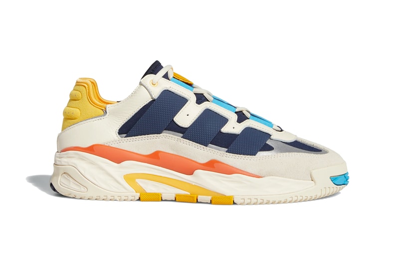 adidas originals niteball off white cream pink tint FW3317 signal cyan collegiate navy FV4842 official release date info photos price store list buying guide
