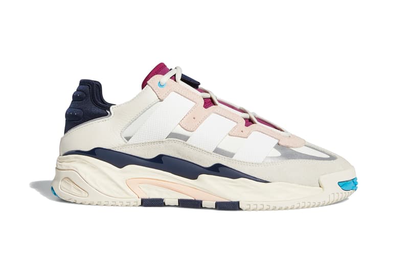 adidas originals niteball off white cream pink tint FW3317 signal cyan collegiate navy FV4842 official release date info photos price store list buying guide
