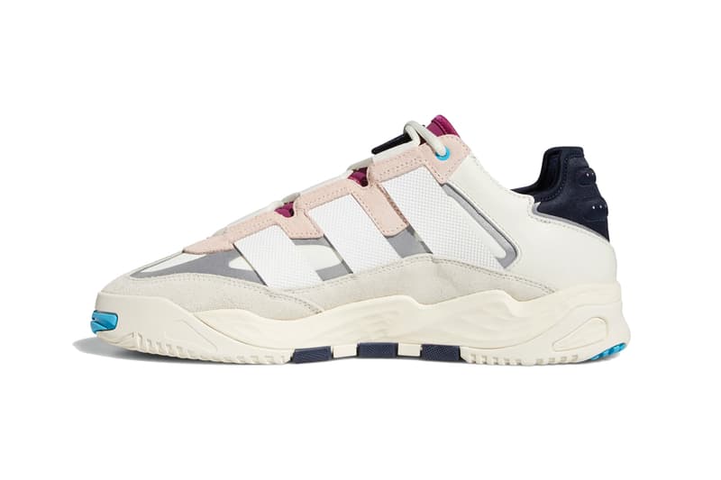 adidas originals niteball off white cream pink tint FW3317 signal cyan collegiate navy FV4842 official release date info photos price store list buying guide