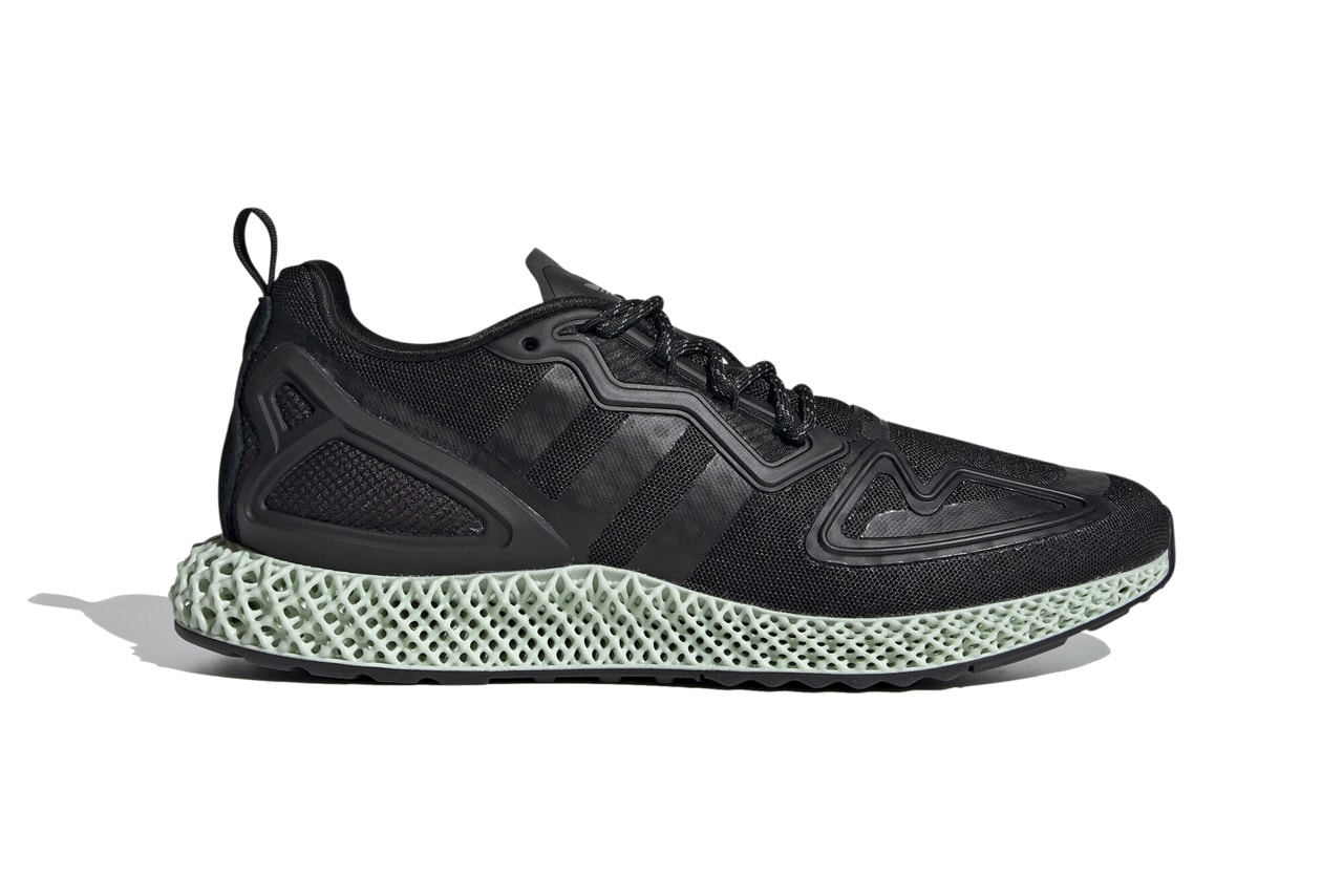 adidas originals zx 2k 4d core black aero green FV9027 official release date info photos price store list