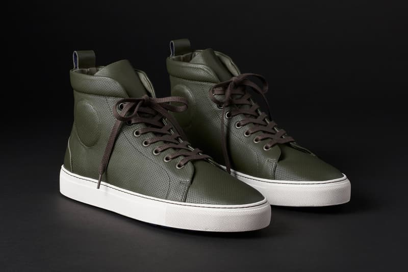 aether dalton shoe sneaker high top olive green black navy blue onyx nordic duffle official release date info photos price store list