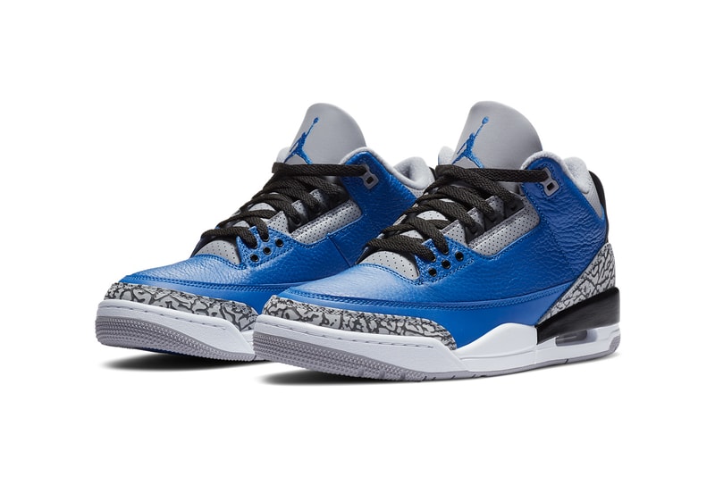 air jordan brand 3 blue cement black grey CT8532 400 official release date info photos price store list