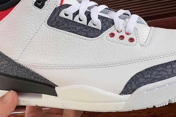 An Air Jordan 3 SE "Fire Red/Denim" Surfaces