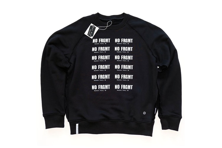 aka Six and fragment design Drop Sex Pistols-Inspired "NO FRGMT" Capsule Sweaters