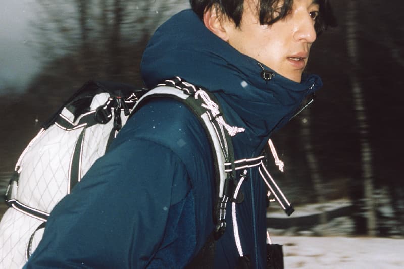 and wander japan label outerwear salomon collaboration fw20 fall winter look book