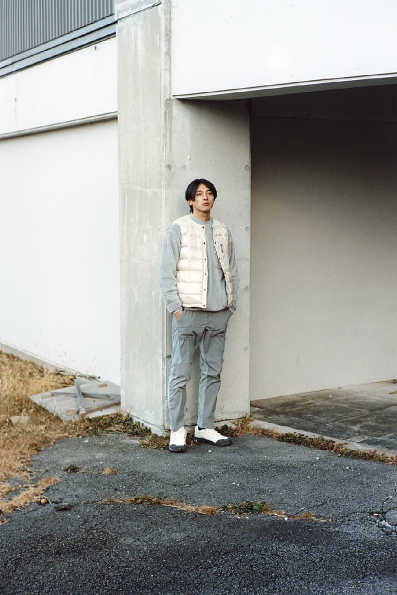 and wander japan label outerwear salomon collaboration fw20 fall winter look book