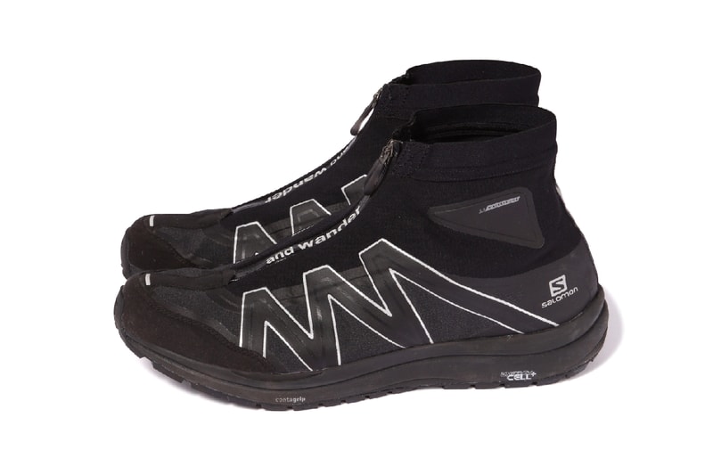 and wander salomon sneaker high-cut fw20 reflective collaboration info release date september 2020