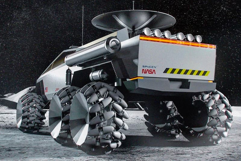 Charlie Automotive Tesla Cybertruck Lunar Rover Concept renders moon landing rover Tesla Elon Musk cybermoon suvs evs 