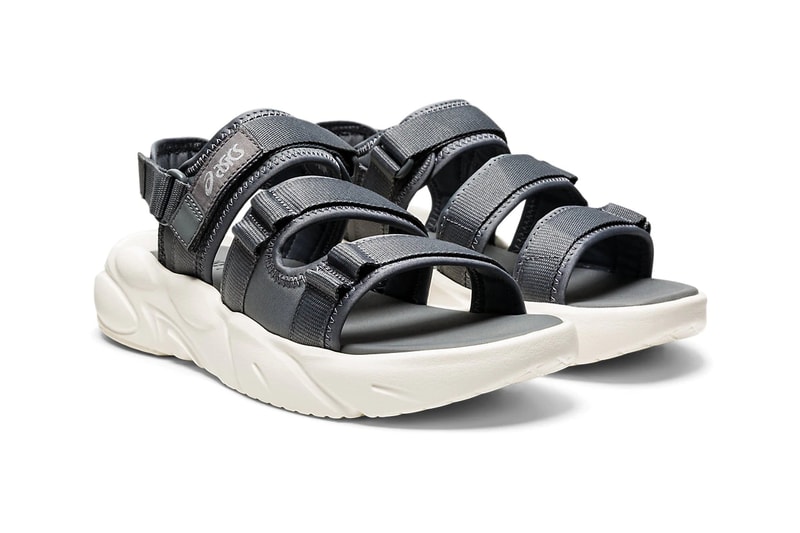 asics gel bondal sandals ss20 gel technology cream mako blue metropolis black info release warm weather sandal