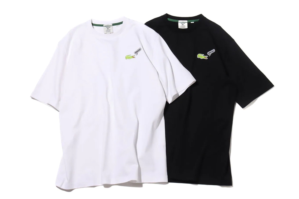 atmos lacoste street tennis collection capsule balsa ball t shirt polo sweatshirt crocodile medicom toy bearbrick 100 400 official release date info photos price store list buying guide