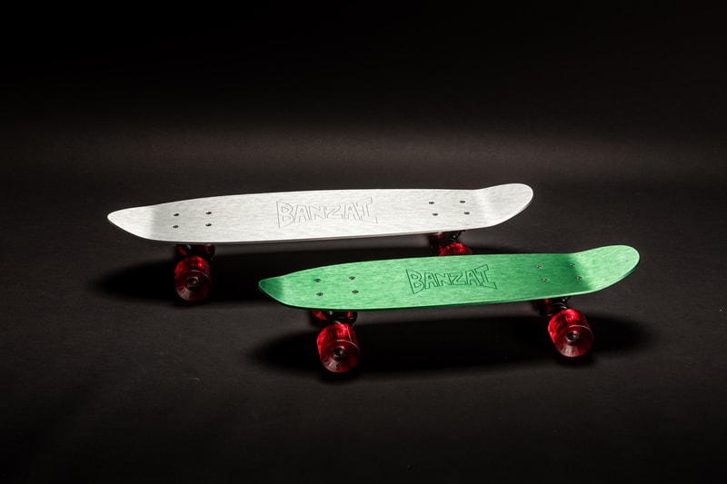 David Carson, Jay Nelson, Nathaniel Russell, Todd Glaser and Cole Barash bonzai slolem skateboards 1970s 70s anodized aluminum art prints 