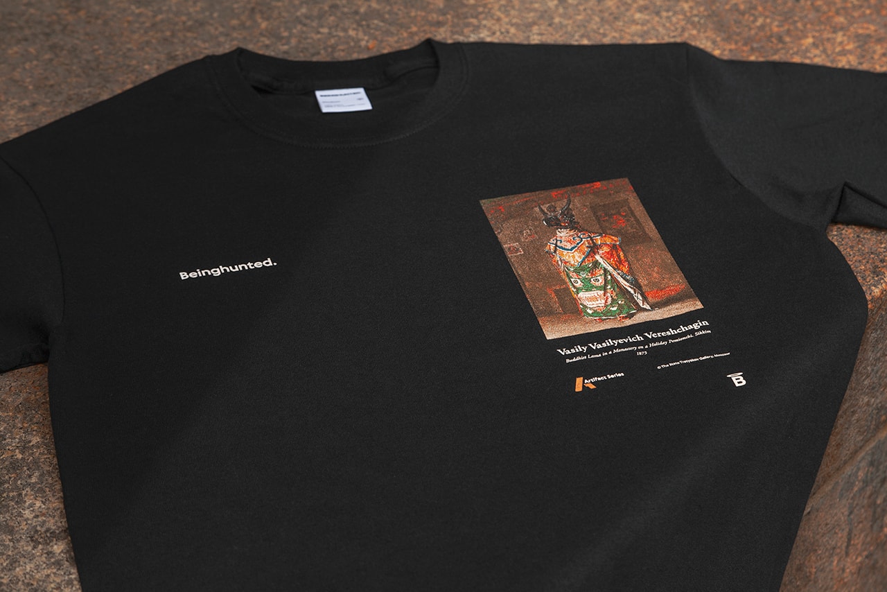 'Beinghunted.' Magazine Issue #03 & Beinghunted. 'Artifact Series': Vasily Vasilyevich Vereshchagin Russian Painter T-Shirt Mags creative agencyState Tretyakov Gallery in Moscow cultural custodians