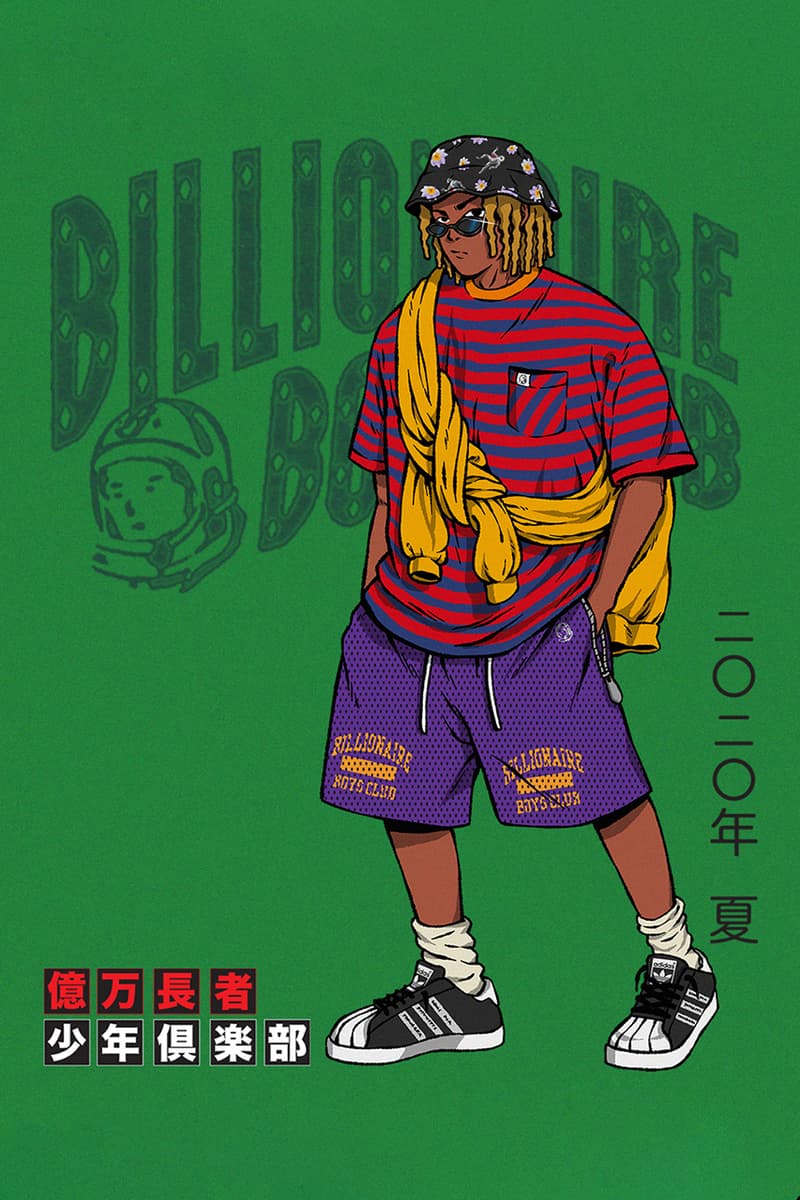 Billionaire Boys Club, ICE CREAM SS20 Lookbooks spring summer 2020 manga drawing illustration collection