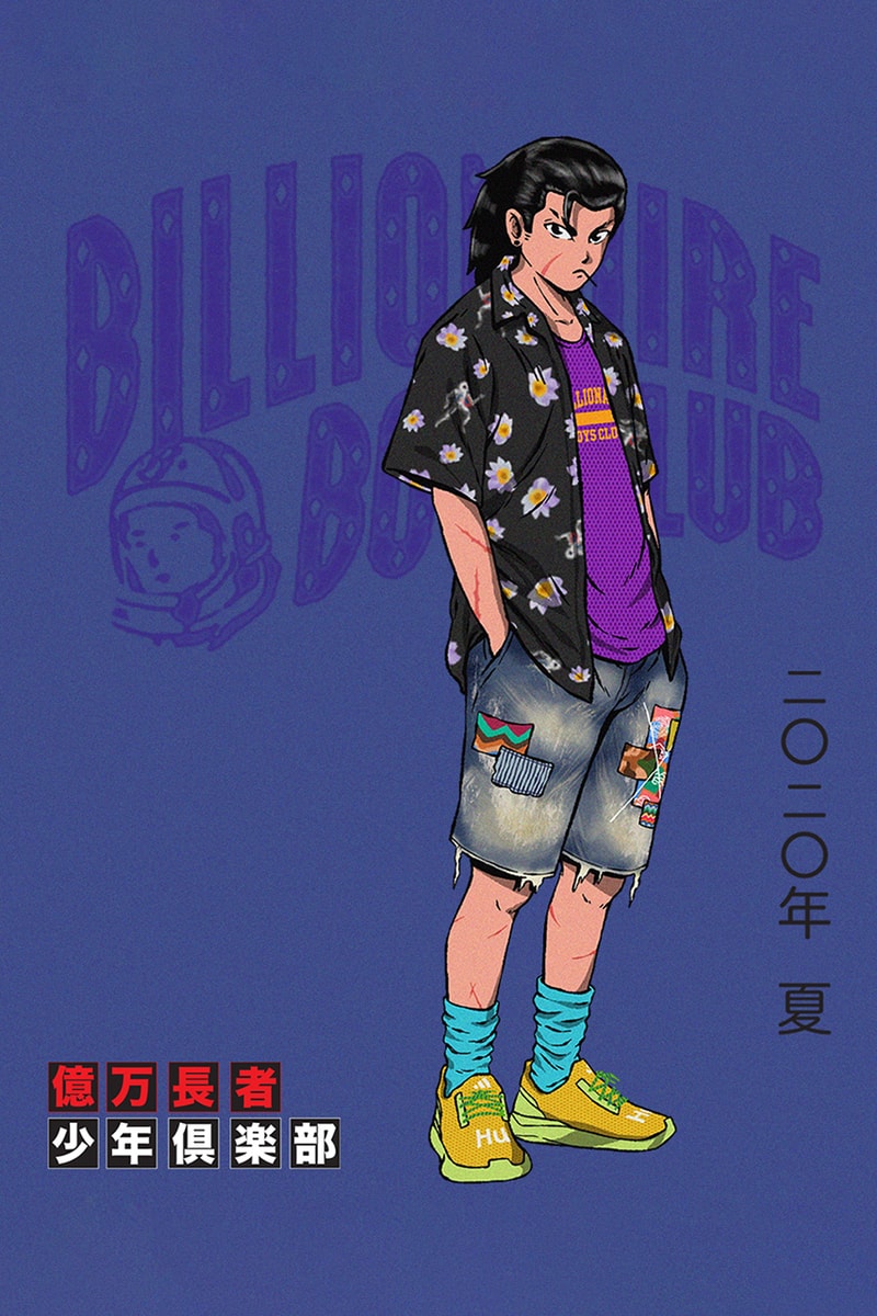 Billionaire Boys Club, ICE CREAM SS20 Lookbooks spring summer 2020 manga drawing illustration collection