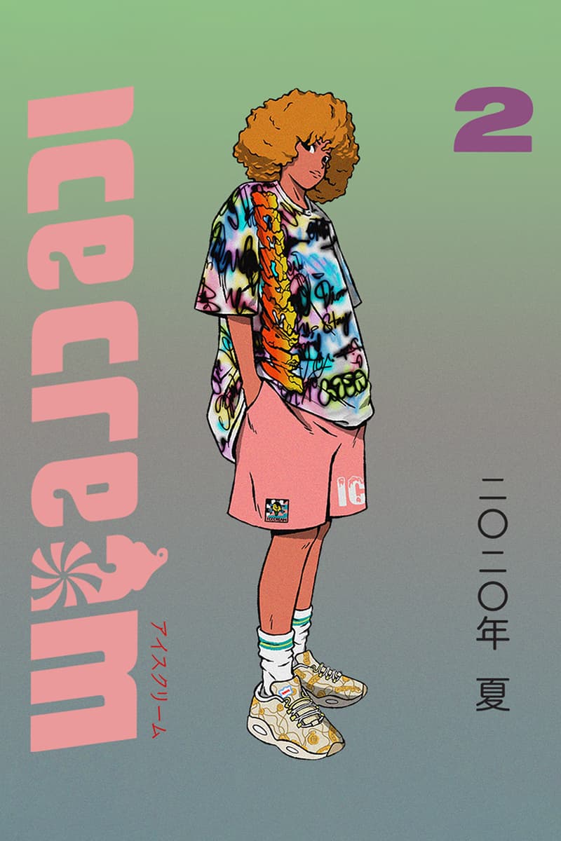 Billionaire Boys Club, ICE CREAM SS20 Lookbooks spring summer 2020 manga drawing illustration collection