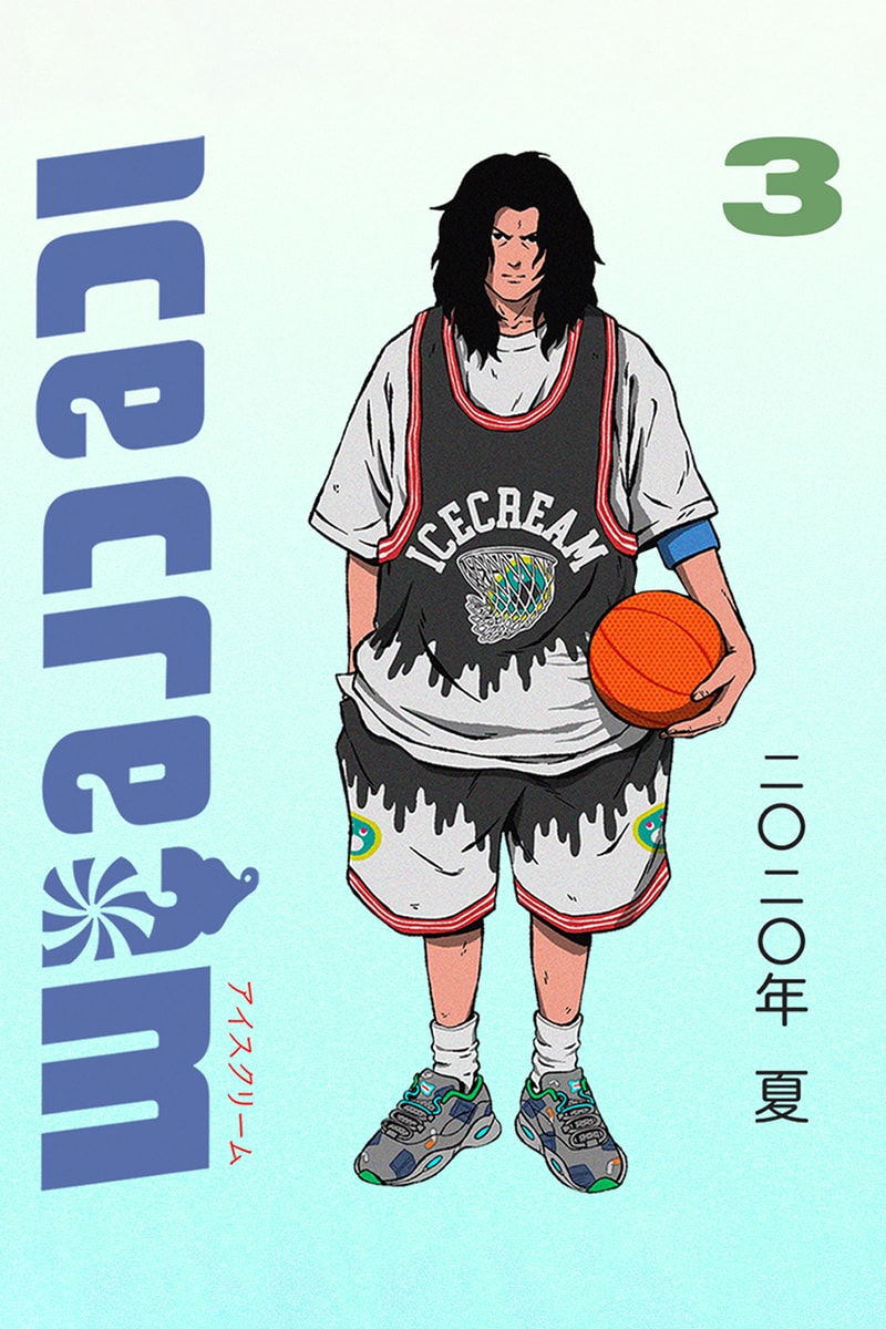 Billionaire Boys Club, ICE CREAM SS20 Lookbooks spring summer 2020 manga drawing illustration collection