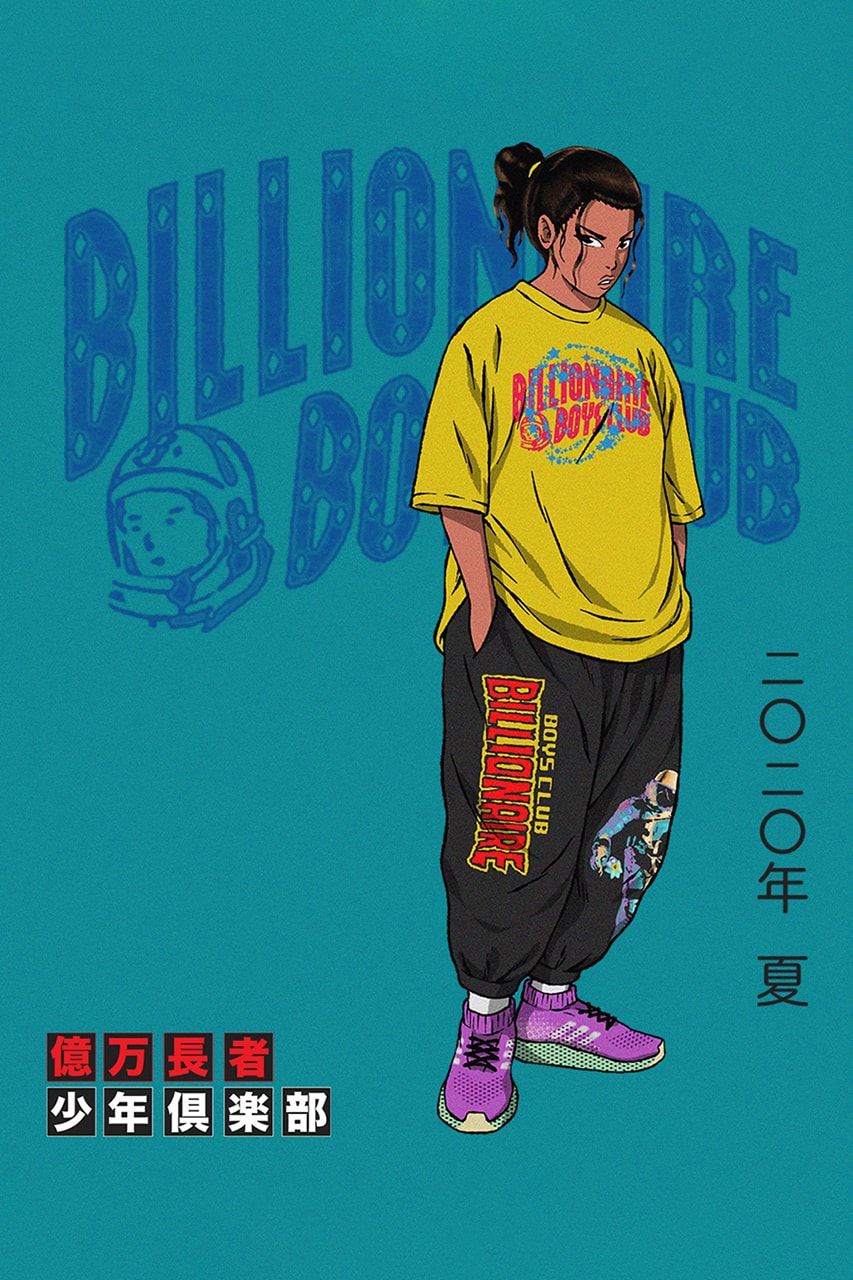 Billionaire Boys Club, ICE CREAM SS20 Lookbooks spring summer 2020 manga drawing illustration collection