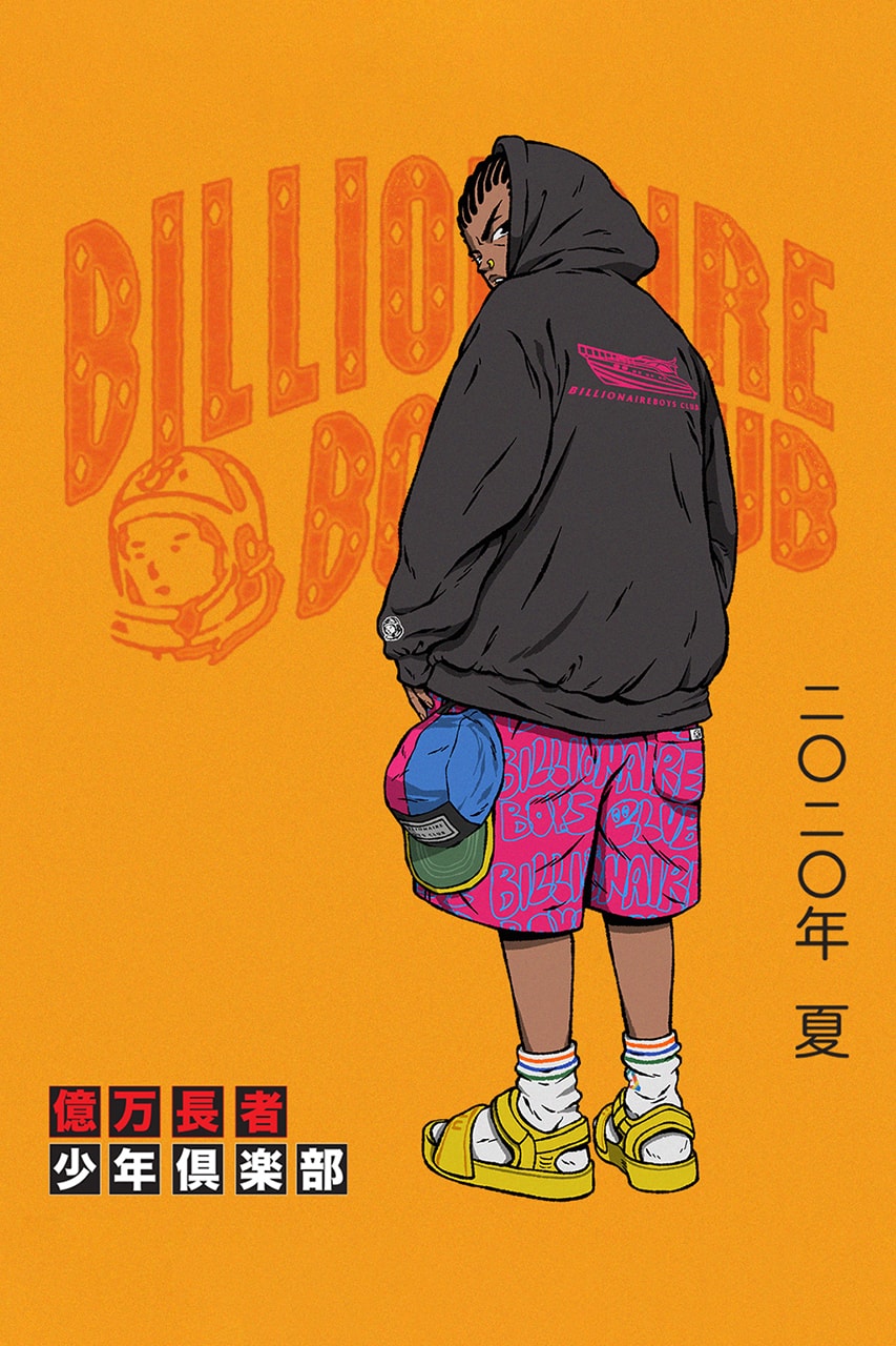 Billionaire Boys Club, ICE CREAM SS20 Lookbooks spring summer 2020 manga drawing illustration collection
