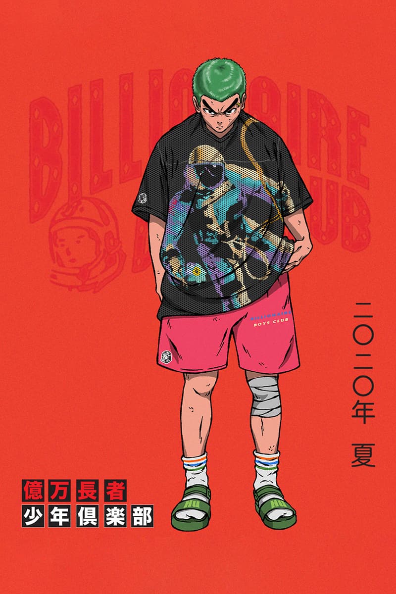 Billionaire Boys Club, ICE CREAM SS20 Lookbooks spring summer 2020 manga drawing illustration collection