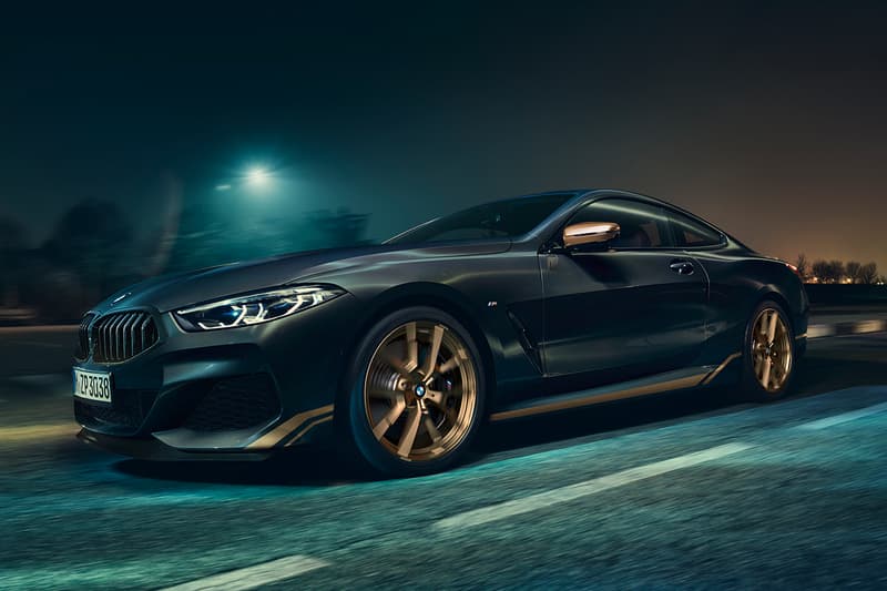 BMW 8 Series Edition Golden Thunder Individual Luxury Customer Customization Black Gold German Automotive Super Coupe Convertible Gran Gran Coupe M8 Closer Look Revealed News Announcements Bowers & Wilkins Diamond Surround Sound System