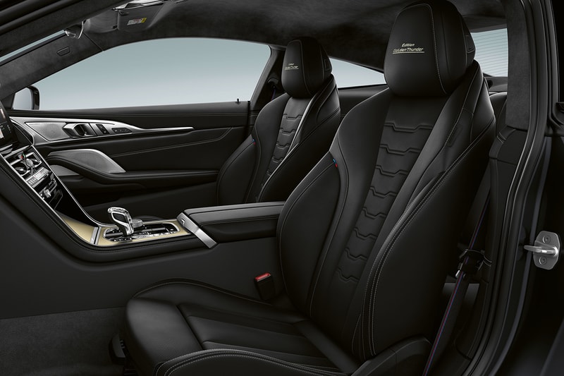 BMW 8 Series Edition Golden Thunder Individual Luxury Customer Customization Black Gold German Automotive Super Coupe Convertible Gran Gran Coupe M8 Closer Look Revealed News Announcements Bowers & Wilkins Diamond Surround Sound System