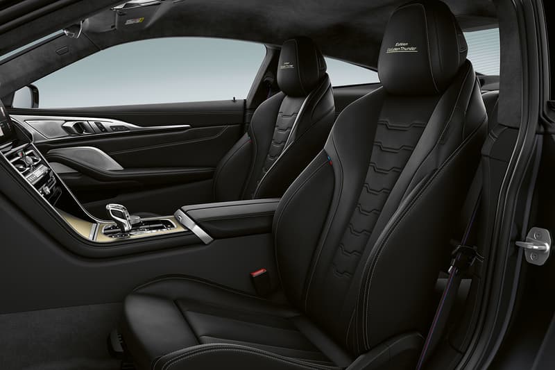 BMW 8 Series Edition Golden Thunder Individual Luxury Customer Customization Black Gold German Automotive Super Coupe Convertible Gran Gran Coupe M8 Closer Look Revealed News Announcements Bowers & Wilkins Diamond Surround Sound System