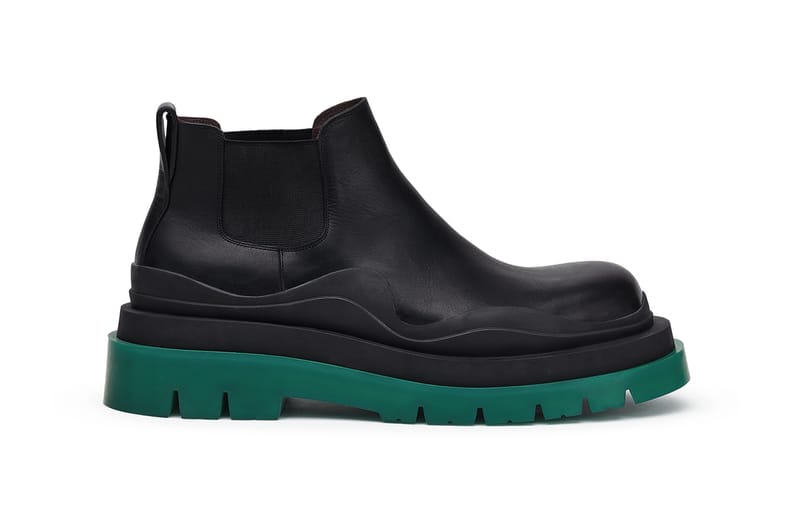 bottega green sole boots