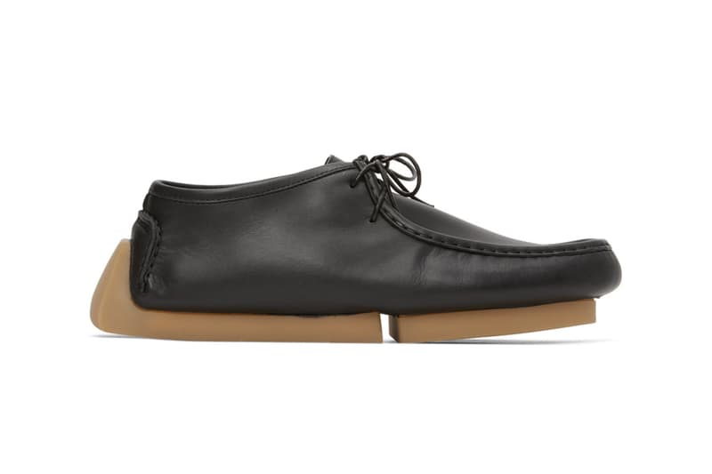 Bottega Veneta Black Driver Loafers SSENSE Lace-up Square Moc Toe Leather Calfskin Shoes 